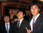 松本純一トレーナー&加藤恒平&吉川拓也